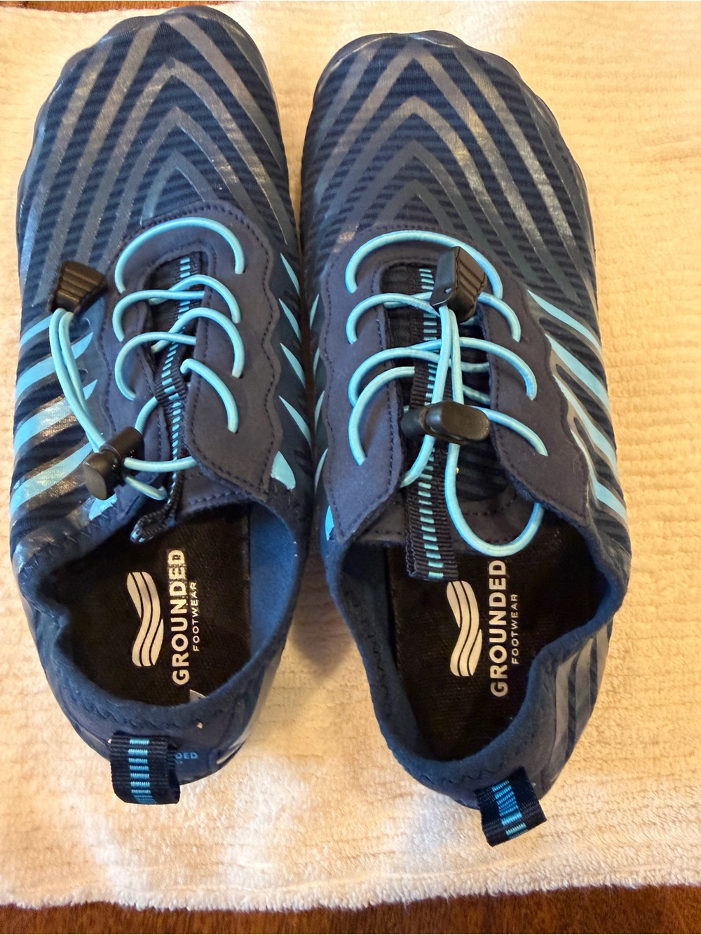 Women's Navy Blue Slip-On Athletic Shoes